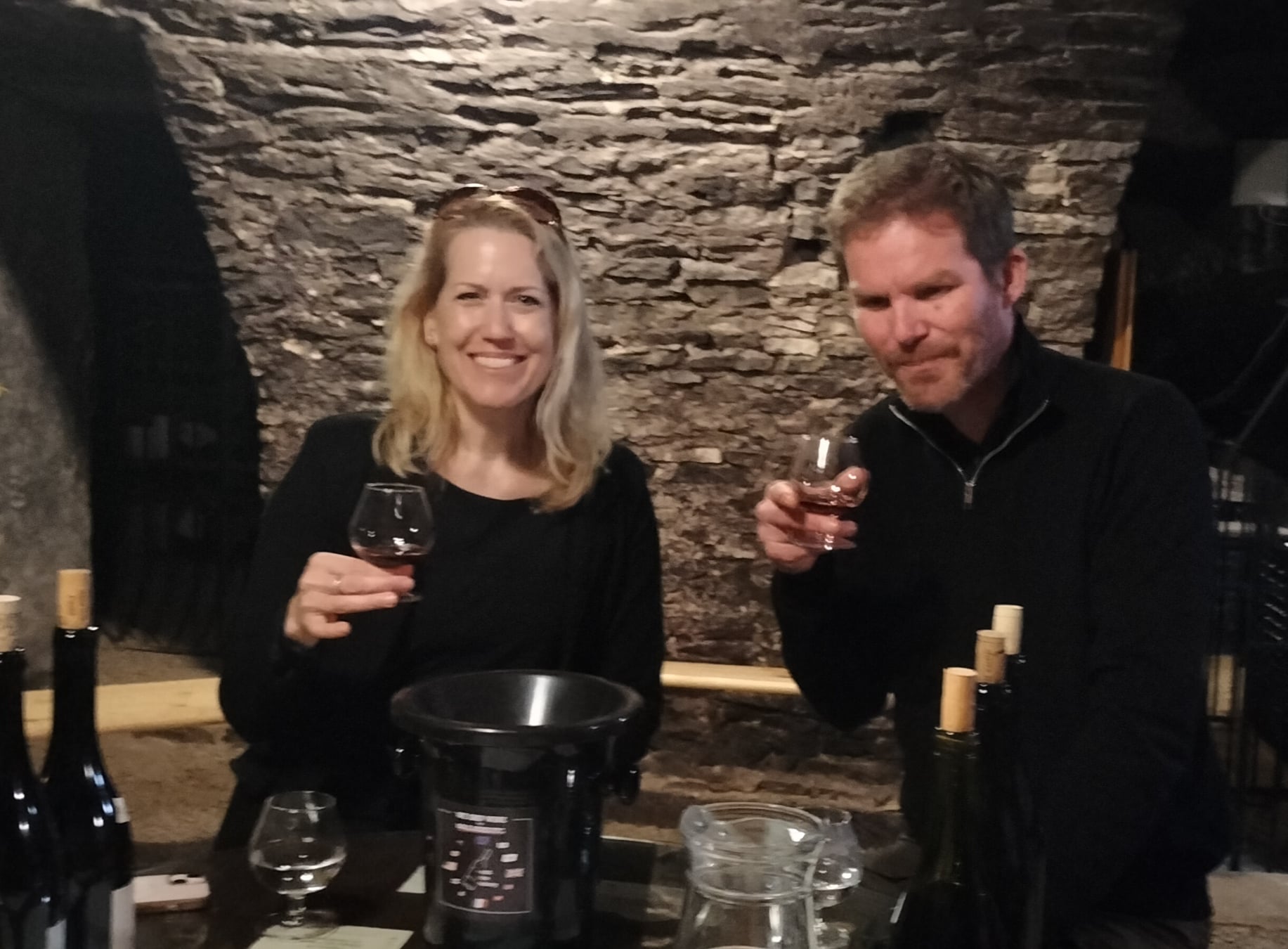 degustaion après une balade sur les pas du vigneron